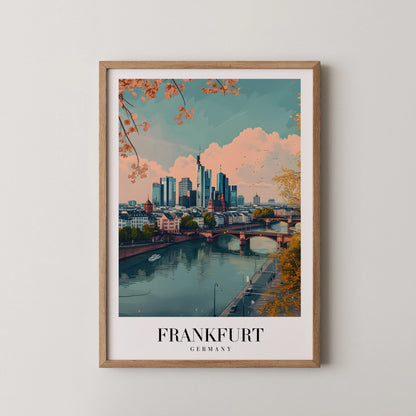 Frankfurt, Germany, City Print