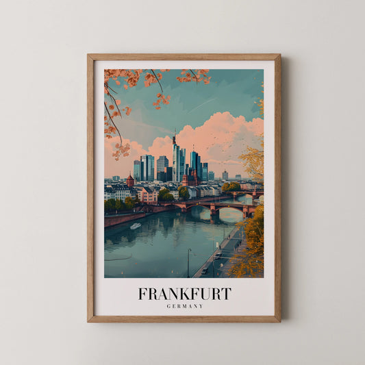 Frankfurt, Germany, City Print
