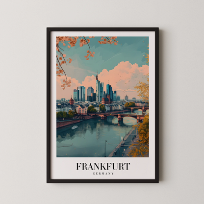 Frankfurt, Germany, City Print
