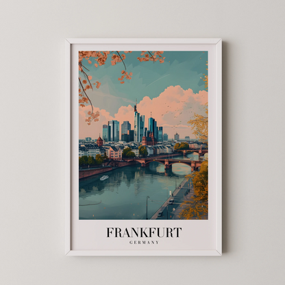 Frankfurt, Germany, City Print