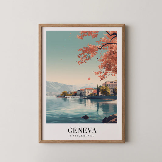 Geneva, Switzerland, City Prints