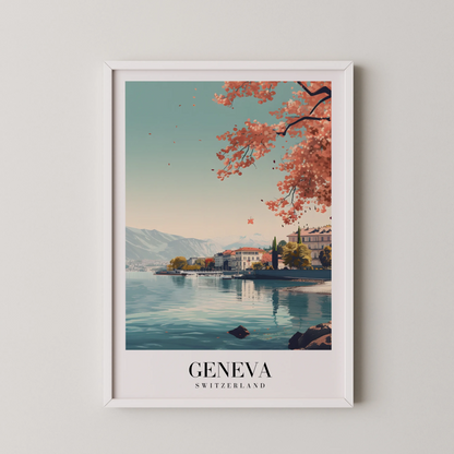 Geneva, Switzerland, City Prints