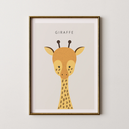 Giraffe - Nursery Prints