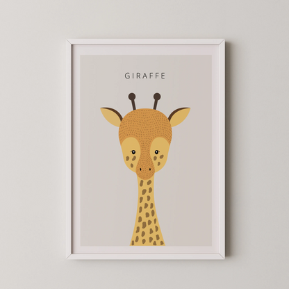 Giraffe - Nursery Prints