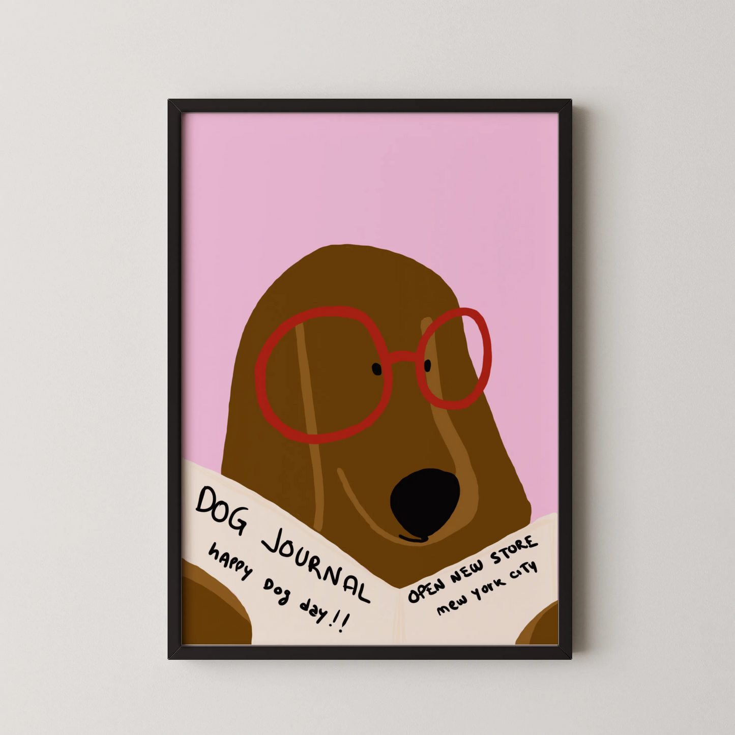 Happy dog - Nursery Prints