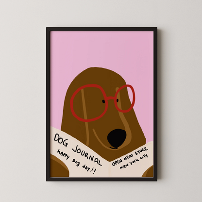 Happy dog - Nursery Prints