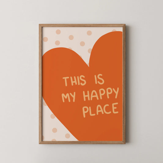 Happy place - Nursery Prints