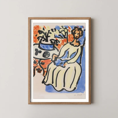 Marie-José en robe jaune by Henri Matisse (1950)