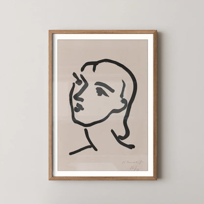 Nadia aux cheveux lisses by Henri Matisse (1948)