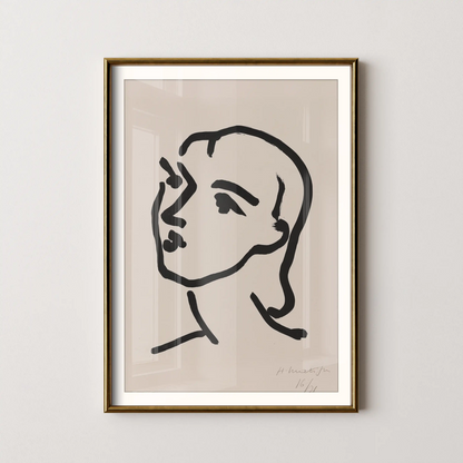Nadia aux cheveux lisses by Henri Matisse (1948)