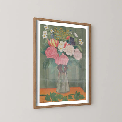 Flowers in a Vase by Henri Rousseau (1990)