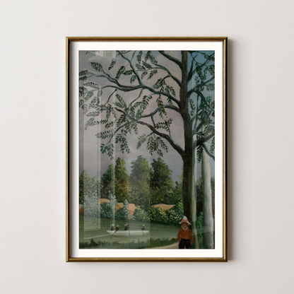 Paysage avec des pêcheurs by Henri Rousseau