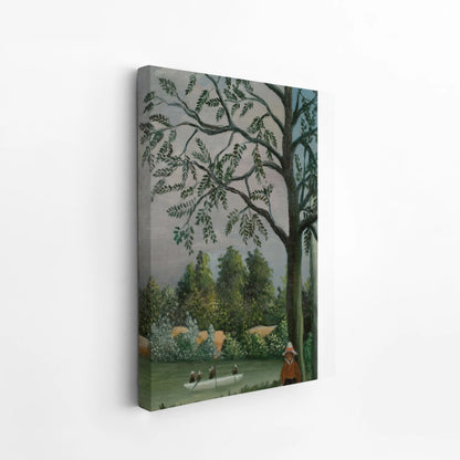 Paysage avec des pêcheurs by Henri Rousseau