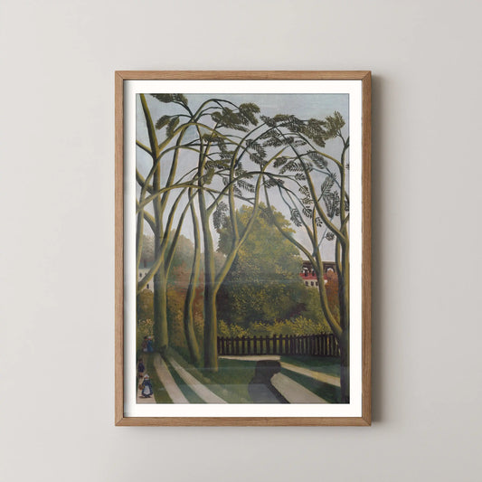 The Banks of the Bièvre near Bicêtre by Henri Rousseau (1908-1909)