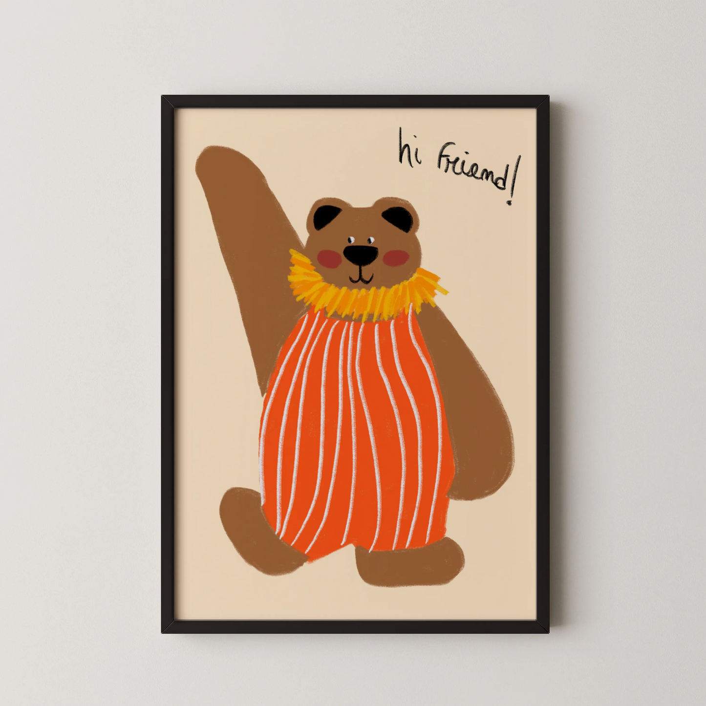 Hi friend - Nursery Prints
