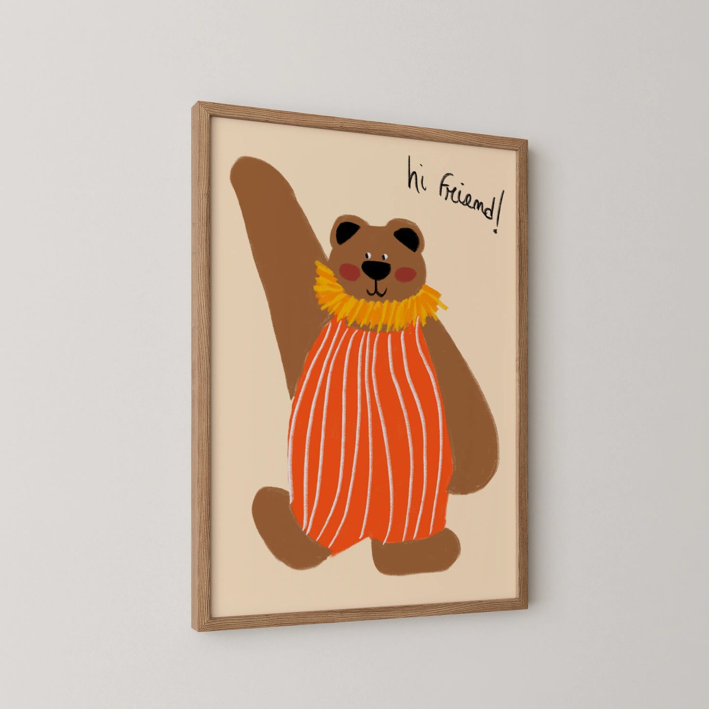 Hi friend - Nursery Prints