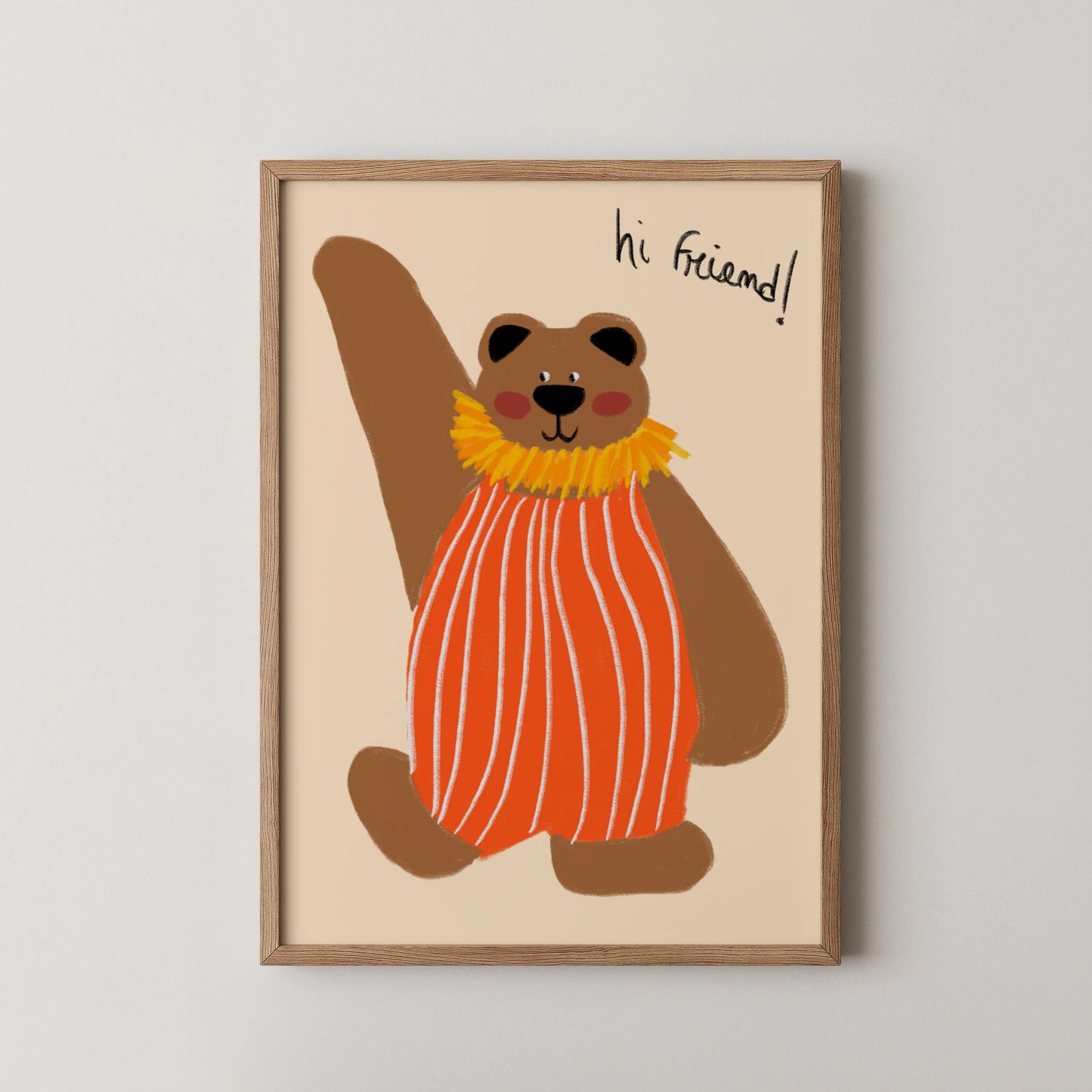 Hi friend - Nursery Prints