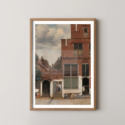 View of Houses in Delft, Known as ‘The Little Street’ by Johannes Vermeer (1658)