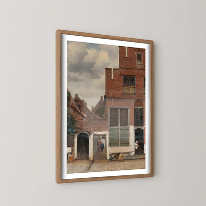View of Houses in Delft, Known as ‘The Little Street’ by Johannes Vermeer (1658)