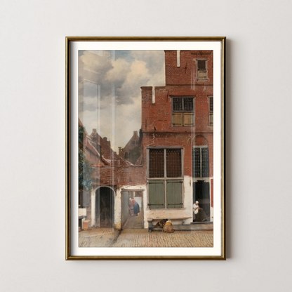 View of Houses in Delft, Known as ‘The Little Street’ by Johannes Vermeer (1658)