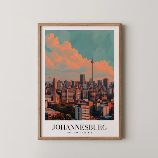 Johannesburg, South Africa, City Print