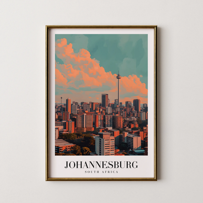 Johannesburg, South Africa, City Print