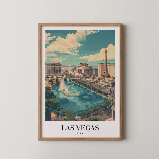 Las Vegas, USA, City Print