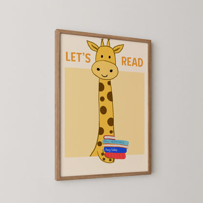 Lets read - Nursery Prints