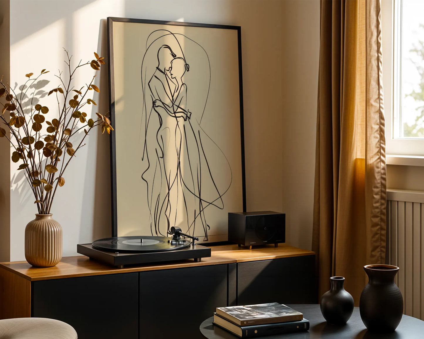Line Art III, Modern Abstract, Minimal Wall Painting