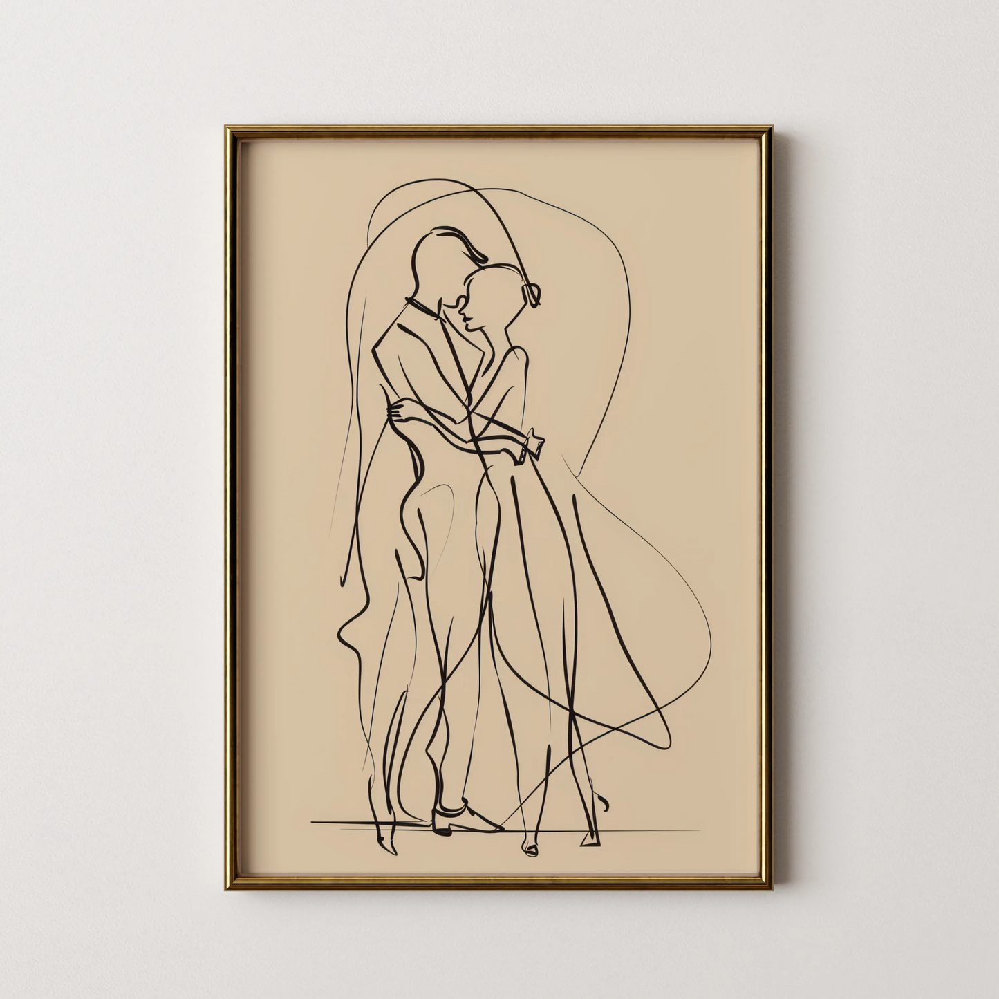 Line Art III, Modern Abstract, Minimal Wall Painting