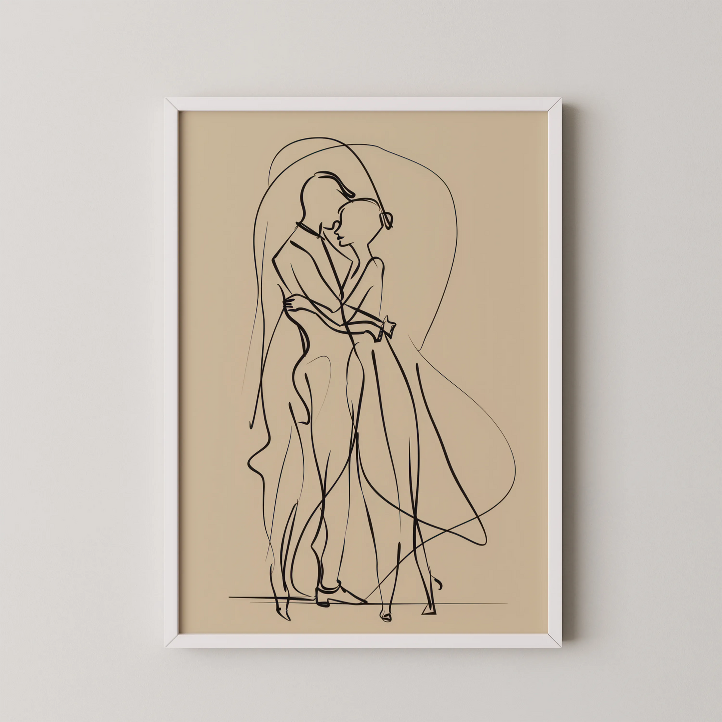 Line Art III, Modern Abstract, Minimal Wall Painting