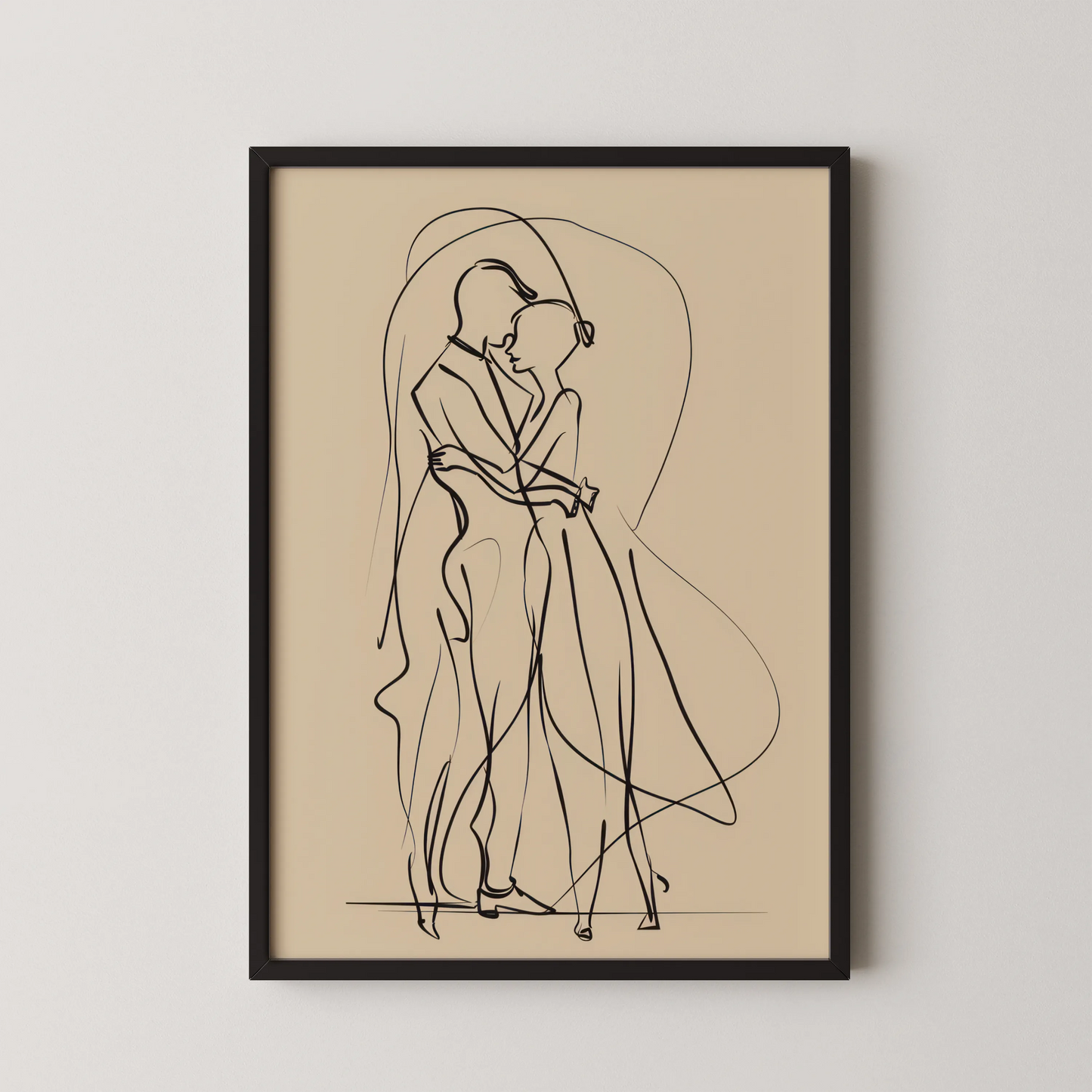Line Art III, Modern Abstract, Minimal Wall Painting