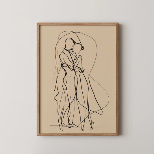 Line Art III, Modern Abstract, Minimal Wall Painting