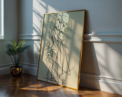 Line Art III, Modern Abstract, Minimal Wall Painting