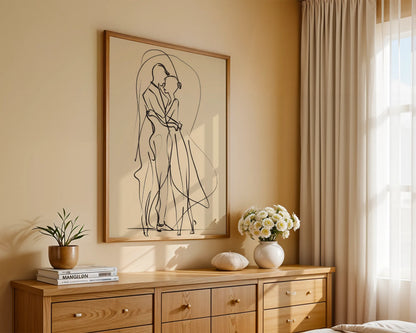 Line Art III, Modern Abstract, Minimal Wall Painting