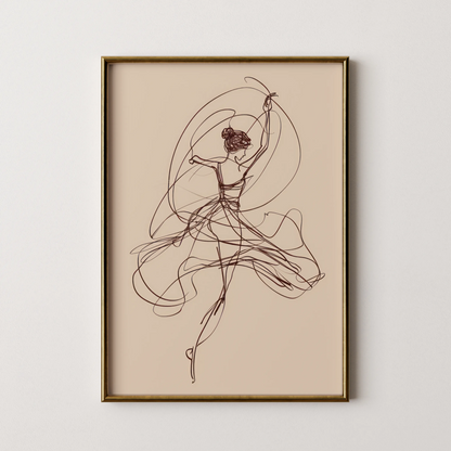 Line Art II, Modern Abstract, Minimal Wall Painting