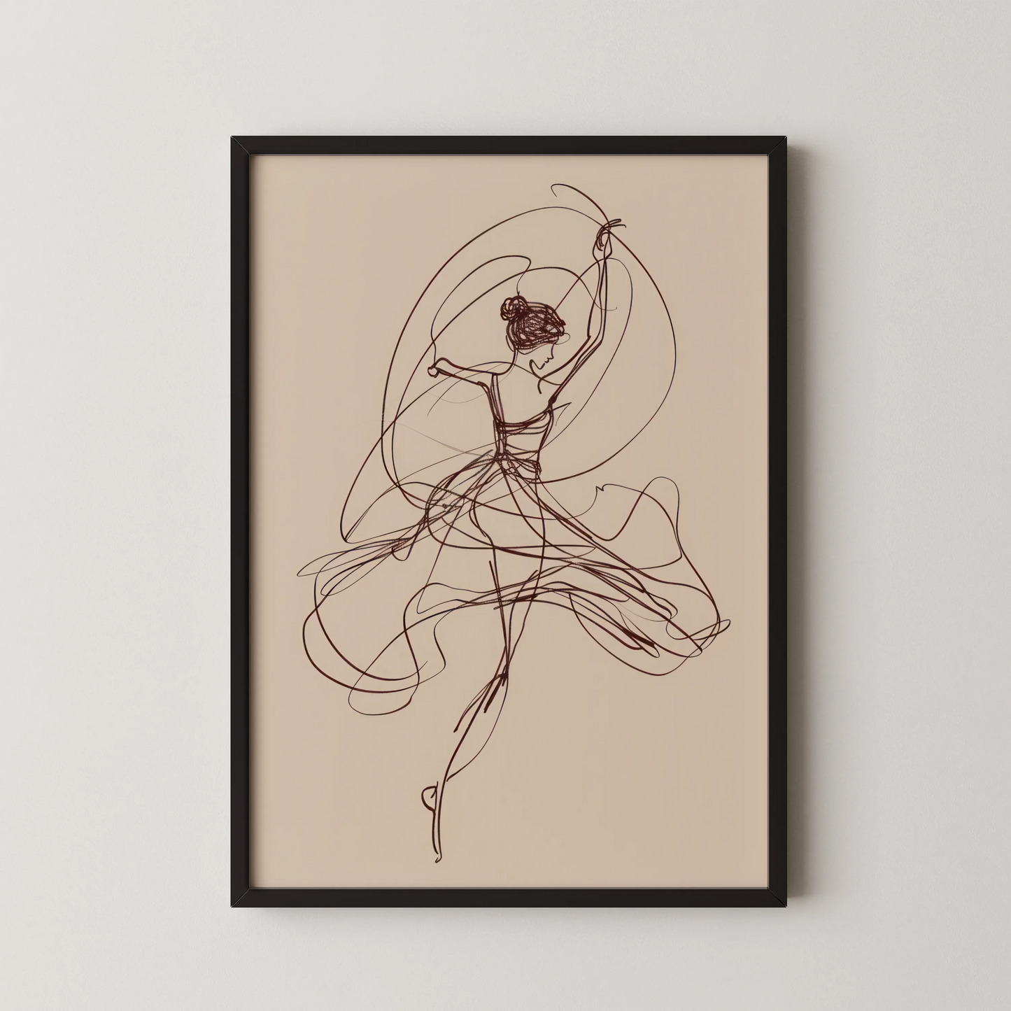 Line Art II, Modern Abstract, Minimal Wall Painting