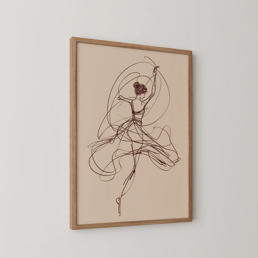 Line Art II, Modern Abstract, Minimal Wall Painting