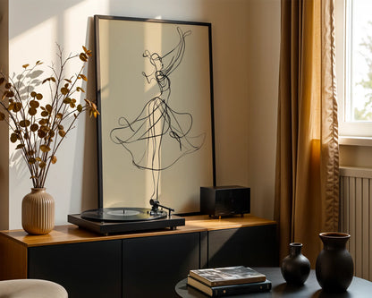 Line Art IV, Modern Abstract, Minimal Wall Painting
