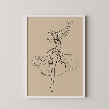 Line Art IV, Modern Abstract, Minimal Wall Painting