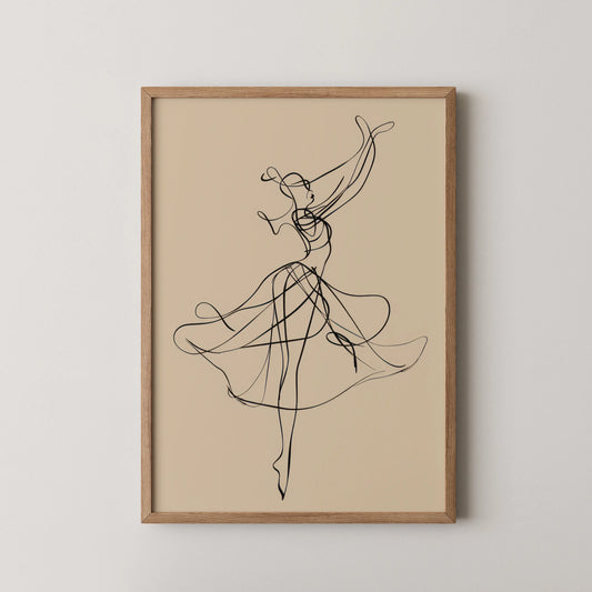 Line Art IV, Modern Abstract, Minimal Wall Painting