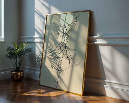 Line Art IV, Modern Abstract, Minimal Wall Painting