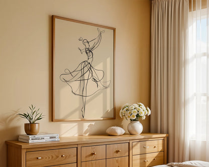 Line Art IV, Modern Abstract, Minimal Wall Painting