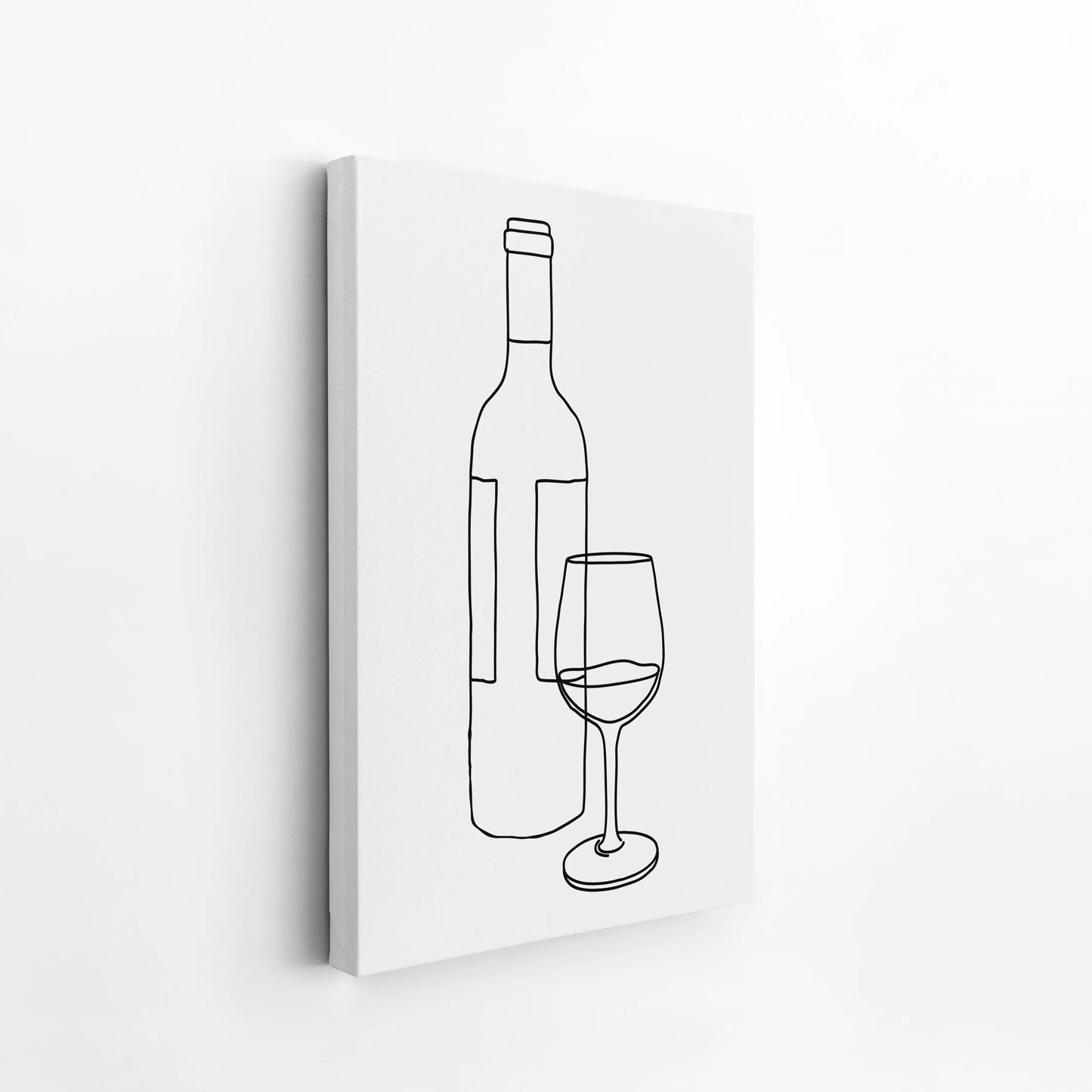 Line Art I, Modern Minimal Abstract, Minimal Wall Painting