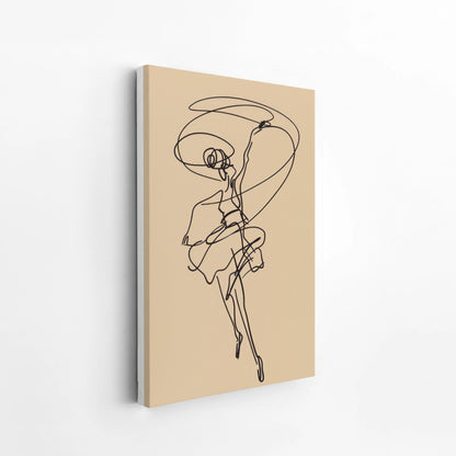 Line Art, Modern Abstract, Minimal Wall Painting