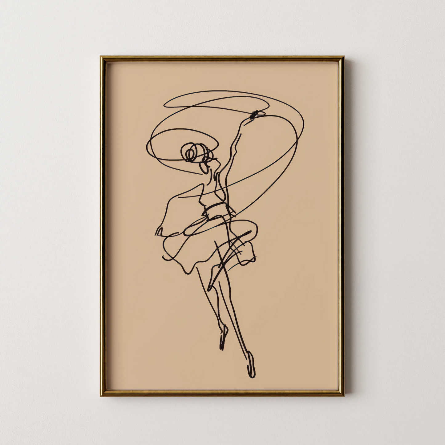 Line Art, Modern Abstract, Minimal Wall Painting