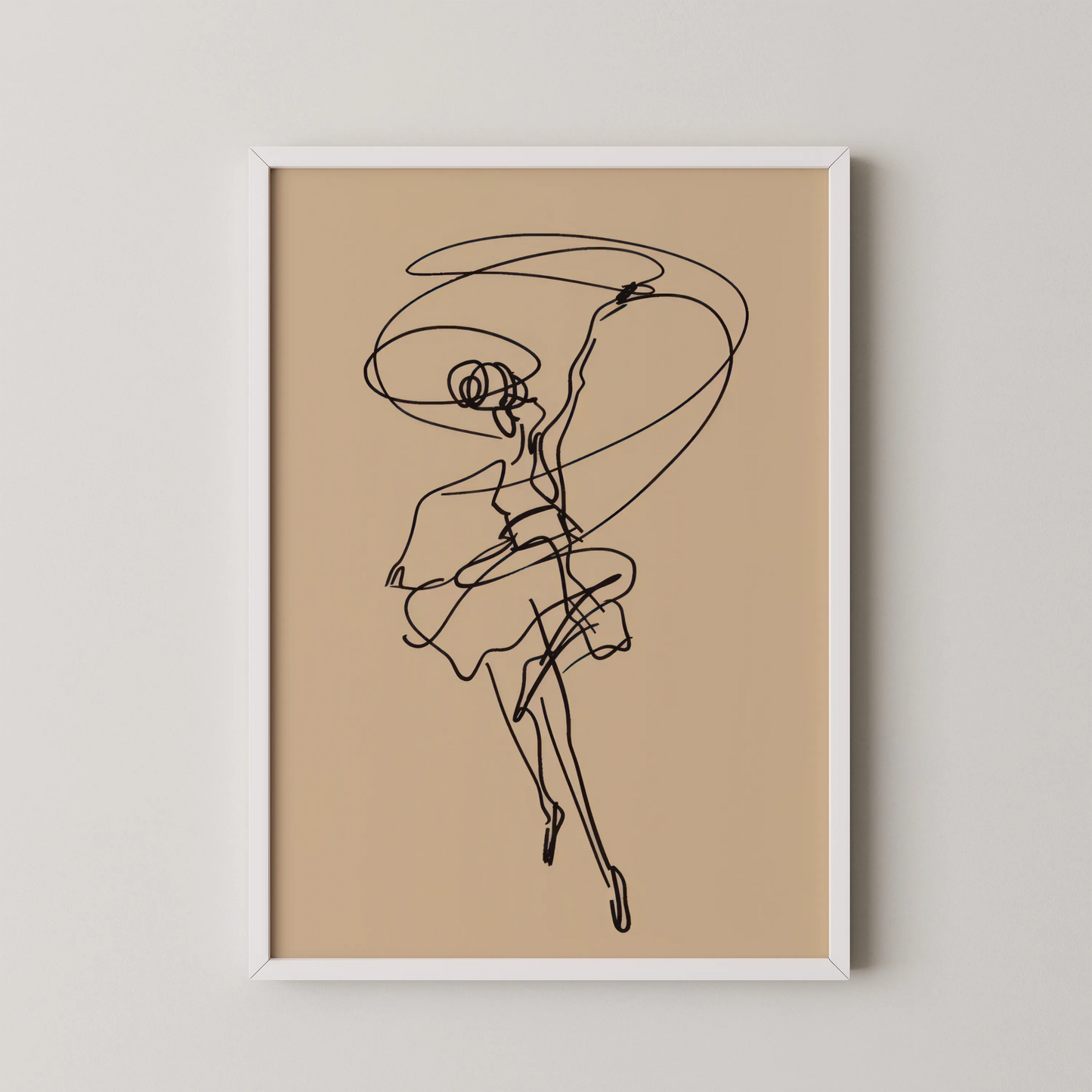 Line Art, Modern Abstract, Minimal Wall Painting