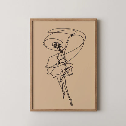 Line Art, Modern Abstract, Minimal Wall Painting