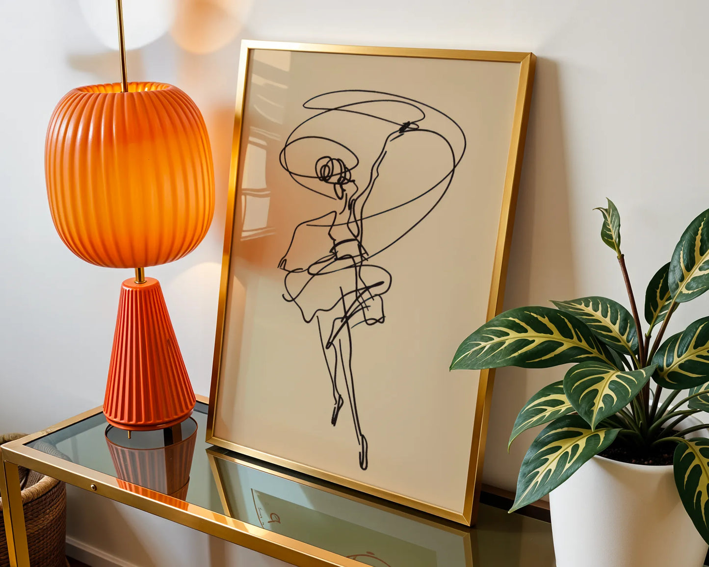 Line Art, Modern Abstract, Minimal Wall Painting