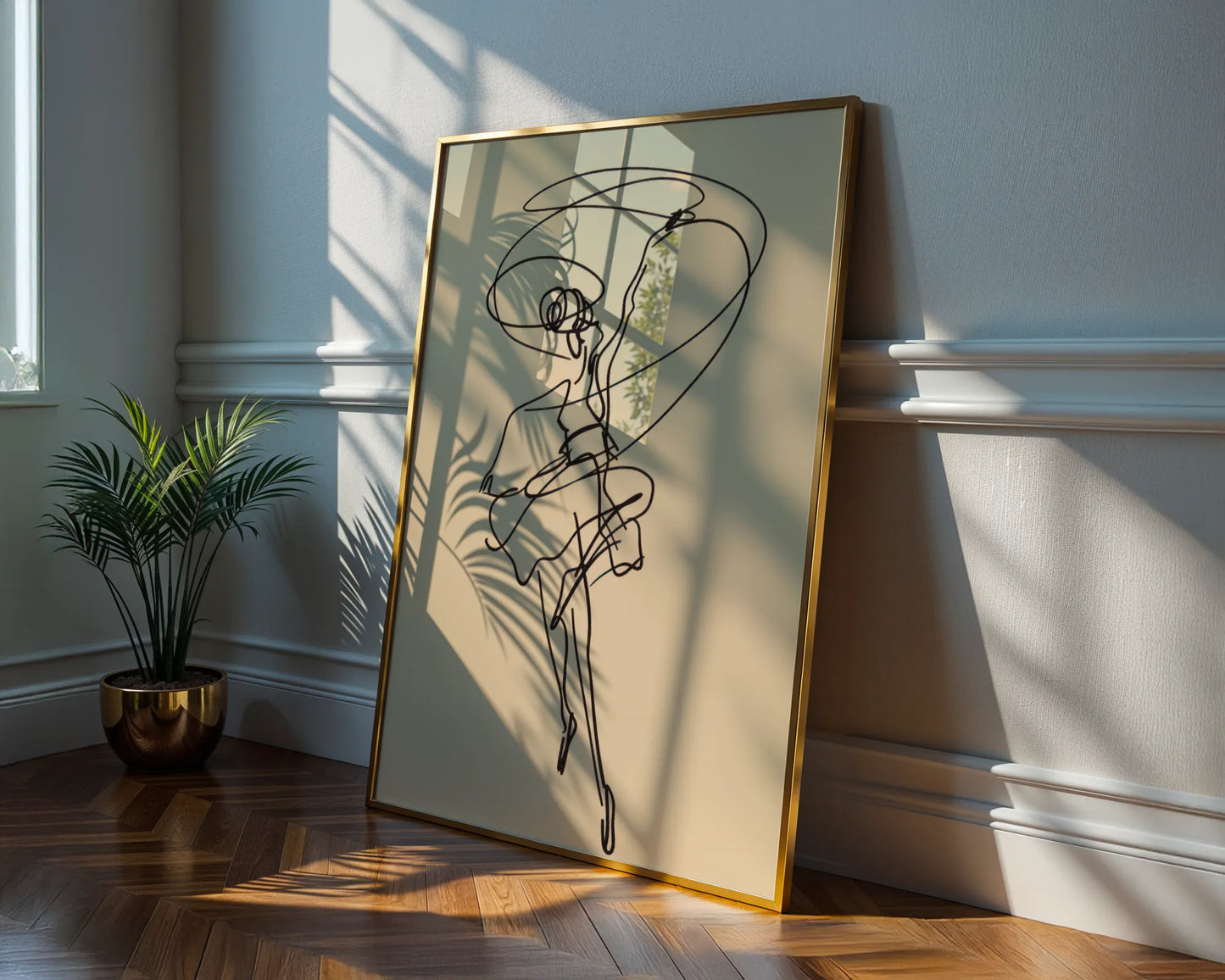 Line Art, Modern Abstract, Minimal Wall Painting